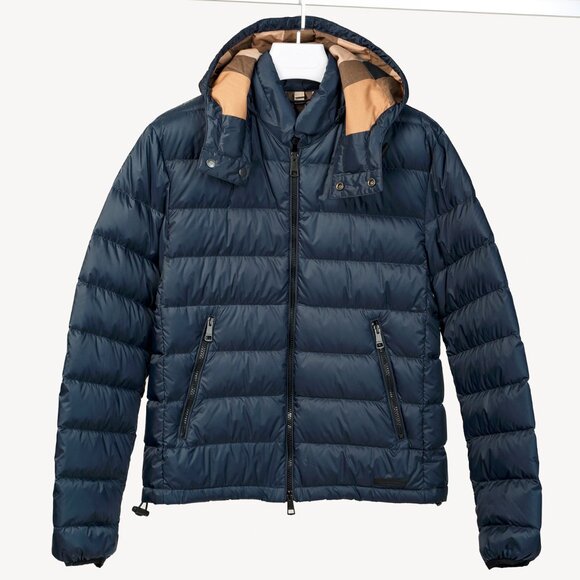 Burberry Brit Mitchson Navy Blue Down-Filled Puffer Jacket - Picture 2 of 16